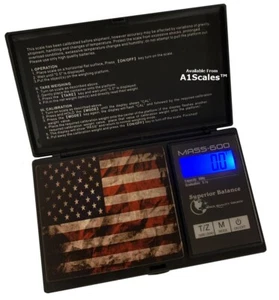 Superior Balance MASS 600 Digital Electronic Scale FLAG DESIGN 600 X 0.1 Gram - Picture 1 of 3