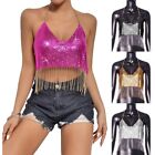 Versatile Music Festival Camisole Halter Neck Tops for Fashion Enthusiasts