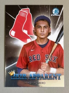 Mikey Romero 2022 Bowman Draft Heir Apparent Insert Boston Red Sox HA-18 - Bild 1 von 2