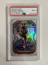 Dennis Rodman Signed 2021 Panini Prizm Card PSA/DNA AUTO MINT 9 AUTOGRAPH