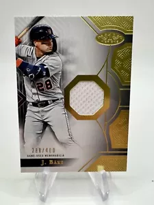 2023 Topps Tier One Javier Baez Jersey Relic # 288/400 - Picture 1 of 2