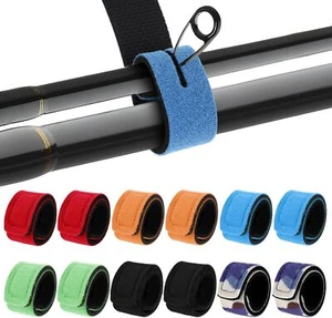 Jeffdad 12 Pcs Fishing Rod Straps Fishing Rod Ties Fishing Belt Fishing Rod - Picture 1 of 3
