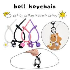Silicone Keychain, Flower Shaped Bell Pendant Backpack Decoration Hot W2