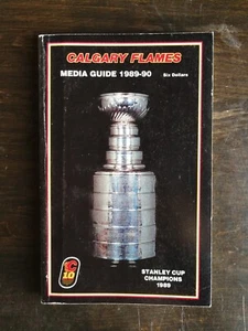 Guía de medios de hockey de la NHL 1989-1990 Calgary Flames - Imagen 1 de 1