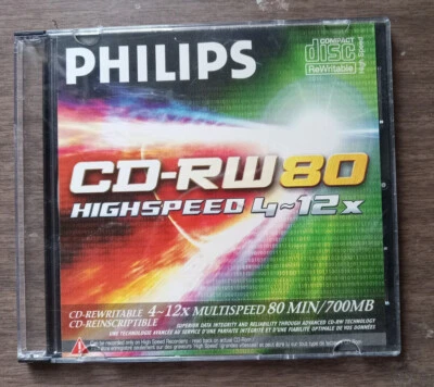 Phillips CD-RW disks. Package 0f 10 disks. - Image 1 of 2