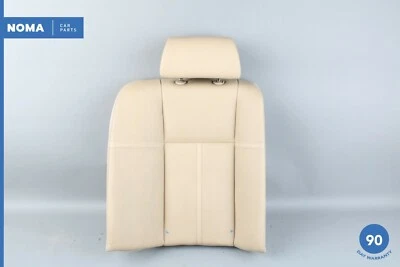 02-08 BMW 750Li E66 Rear Right Side Upper Seat Cushion w/ Head Rest Beige OEM - Image 1 of 4