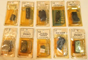10 interruptores GC encendido/apagado, encendido momentáneo hobby electrónica interruptor a presión NUEVO (C69) - Imagen 1 de 4