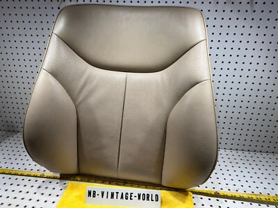 Mercedes 95-99 W140 Sedán L o R Respaldo Asiento PERGAMINO 265 Cuero 1 Cojín,T2 Foto 1 de 4