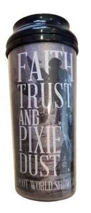 Disney Epcot World Showcase Faith Trust Pixie Dust Tinkerbell Glitter Tumbler - Picture 1 of 7