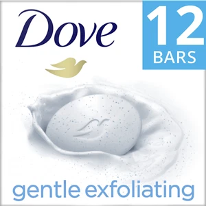 Dove Beauty Bar Gentle Exfoliating with Mild Cleanser, 3.75 Oz, 12 Bars - Picture 1 of 12