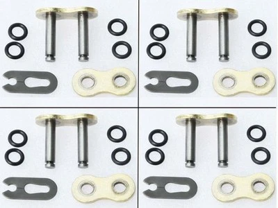 4pcs Motorcycle O Ring 520 Chain MASTER JOINT LINKS CLIP Chip Type Joining link - Image 1 of 4