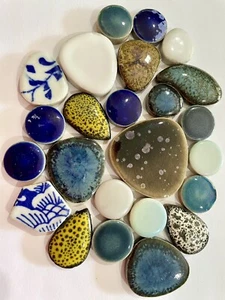 24pcs Mixed Ceramic Shapes Packs - Mosaic Mojo - Picture 1 of 2