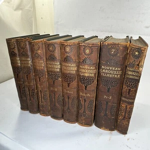 Nouveau Larousse Illustré. Dictionnaire Universel Encyclopédique - 8 Volumes - Imagen 1 de 24