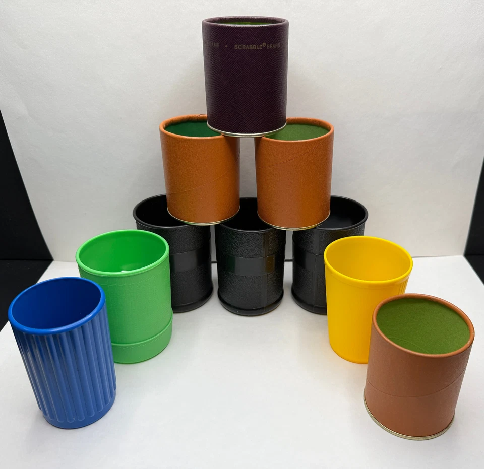 Dice Shaker Cup - Your Choice of Original Replacement Part ~ Scrabble Yahtzee - Image 1 of 1