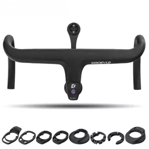 Road Bike Full Carbon Fiber Integrated Handlebar with Spacers Stem 28.6mm - Picture 1 of 39