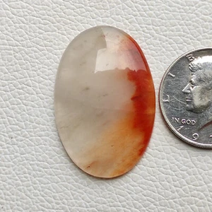 70ct Natural Naranja Aventurina Cabujón Forma Ovalada Aventurina Piedra Preciosa R11301 AU - Imagen 1 de 5