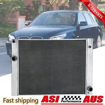 Aluminum Radiator For BMW 525i/528i/528xi 530i,550i 645Ci 650i 745i 2002-10 - image 1 of 4