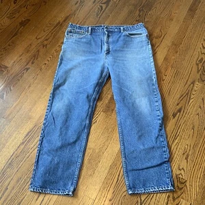 Levi’s 505 Jeans Mens 44x30 Regular Fit Medium Wash Denim Vintage Made In Canada - Picture 1 of 12