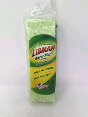 Genuine Libman Gator Mop Refill Sponge #03021 Easy Change Refill New Sealed - Image 1 of 3