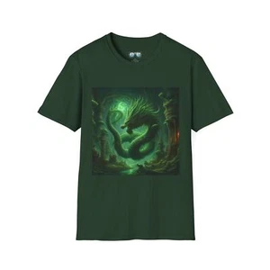 Dragon Relic Unisex T-Shirt, Mythical Creature Tee, Fantasy Art Shirt, Medieval - Picture 1 of 25