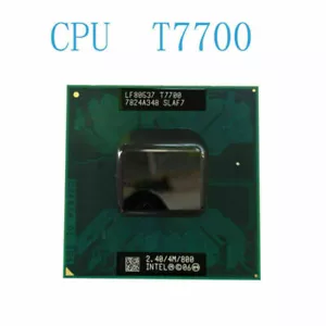 Procesador Intel Core 2 Duo T7700 CPU 2,4 GHz 4 MB 800 MHz zócalo P.M - Imagen 1 de 4