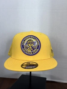 Los Angeles Lakers MLB Basketball Hat Cap New Era 9Fifty NEW - Picture 1 of 5