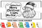 Merry Christmas Stickers Waterproof 2.25" Envelope Labels Seals Thank You