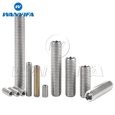 WANYIFA M4/M7 Titanium Bolt Hex Socket Head Cap Screw End Headless Bolt Length 8mm~50mm