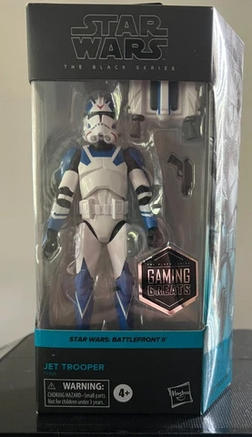 Star Wars The Black Series Battlefront II Clone Jet Trooper Blue, BRAND NEW Cover
