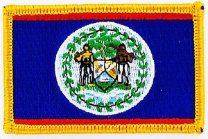 AUFNÄHER Patch FLAGGEN flagge Belize flag Fahne 7x4.5cm - Bild 1 von 1