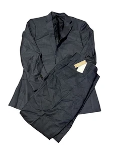 J Crew Ludlow Full Suit Slim Fit Mens Blazer 36R 32x32 Tollegno Wool Navy READ - Picture 1 of 13