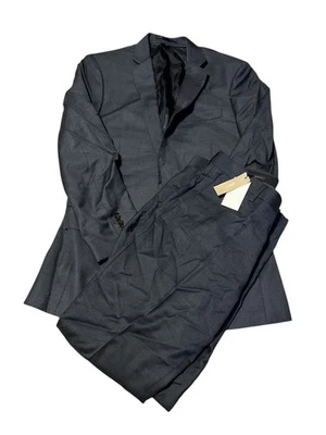 J Crew Ludlow Full Suit Slim Fit Mens Blazer 36R 32x32 Tollegno Wool Navy READ - Image 1 of 4