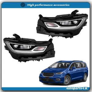 Left&Right Side Headlamps Headlights For Chrysler Pacifica 2021-2023 Clear Lens - Bild 1 von 12