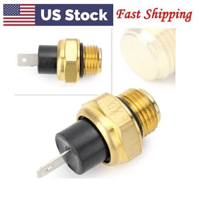 Interruptor del ventilador de refrigeración del radiador sensor de temperatura ajuste universal Honda motor de bicicleta de calle EE. UU. Foto 1 de 4