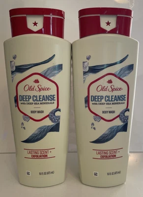 2 Old Spice Deep Cleanse with Deep Sea Minerals Body Wash 16 oz. ea. - Image 1 of 4