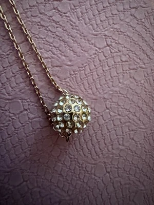 Halskette Gold Glitzer - Bild 1 von 3