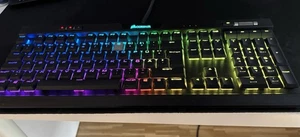 Corsair K70 RGB MK.2 Low Profile RAPIDFIRE Mechanische Gaming-Tastatur - Schwarz - Zdjęcie 1 z 3