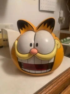 Vintage 1993 Sunbeam Garfield Cat Head Face Digital LED Clock - AOx n5 - Bild 1 von 2