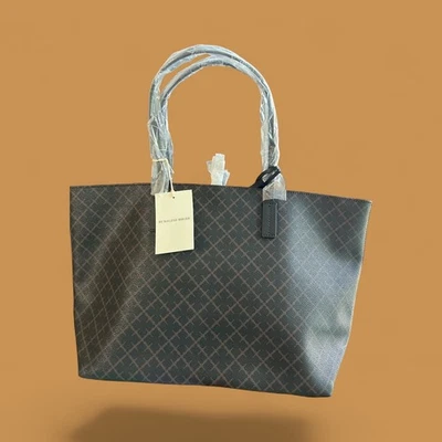 By Malene Birger Abigail Printed Tote Bag Dark Chokolate RRP £280.00 NEW WITH 🔖 - Image 1 of 4