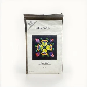 Lotusland's 201 Water Lilies Block 9 Quilt Pattern Flowers Moonshadow Aie - Picture 1 of 3