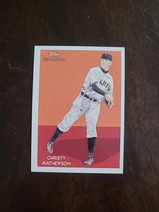 2010 Topps Christy Mathewson SP #292 San Francisco Giants Short Print - Picture 1 of 2