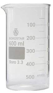 8 Stück Bechergläser 600 ml Boro 3.3 Glas Neuware! - Picture 1 of 1
