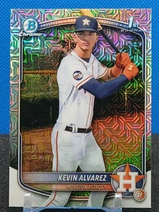 Kevin Alvarez 1st Mojo Refractor 2025 Bowman Chrome Mega BCP-227 Houston Astros  - Bild 1 von 8