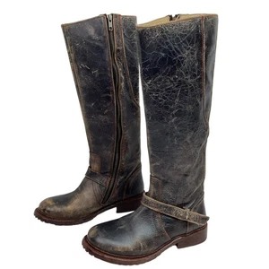 Bota de montar Bed Stu Glaye Cobbler Series para mujer 8,5 cuero envejecido hasta la rodilla - Imagen 1 de 14
