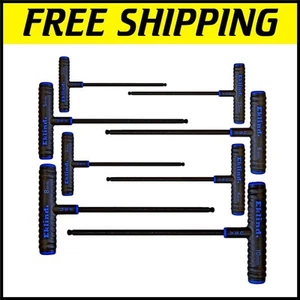 Professional Quality Metric Hex Key Set - 8-Piece T-Handle Wrench Set - Picture 1 of 8