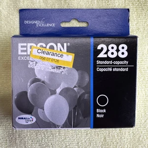 EPSON 288 schwarze Tintenpatrone versiegelt Ablaufdatum 05/27 Original Herkunft - Bild 1 von 3