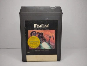 Vintage Meat Loaf 8 Track Cartridge Tape - Bat Out Of Hell - Picture 1 of 5