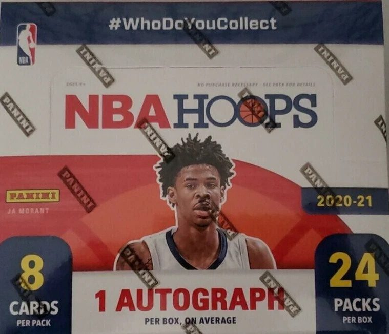 2020-21 Panini Hoops Basketball Factory Sealed 24 Pack Retail Box - Image 1 of 1