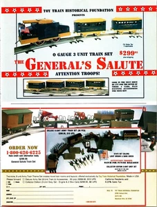The Generals Salute calibre O anuncio impreso vintage arte de pared decoración juguete tren histórico - Imagen 1 de 1