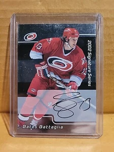 2001-02 ITG Be A Player Signature Series Autographs #178 Bates Battaglia - Bild 1 von 2